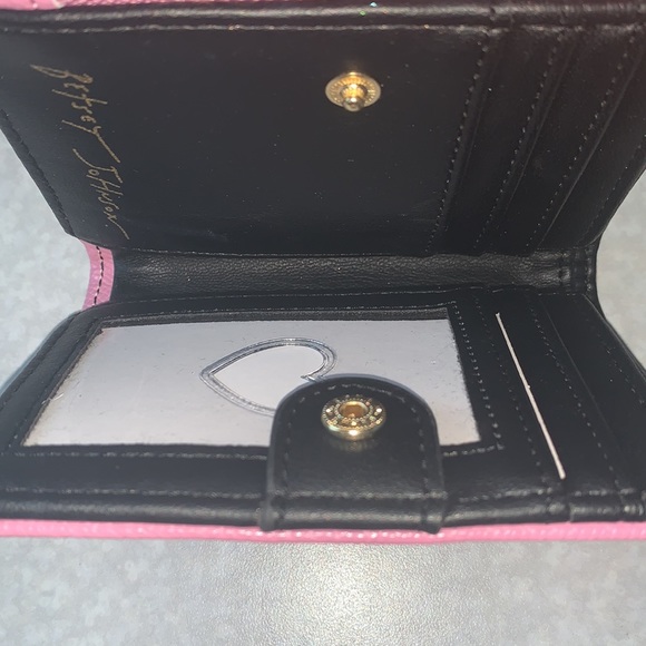 Betsey Johnson Fold Out Card Case Wallet - Picture 10 of 11